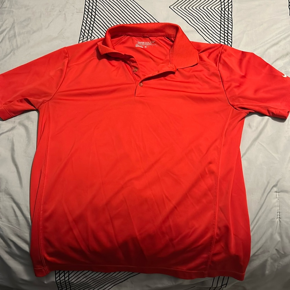 Men’s Nike Golf Polo Size Medium. All Red. Tour performance polo